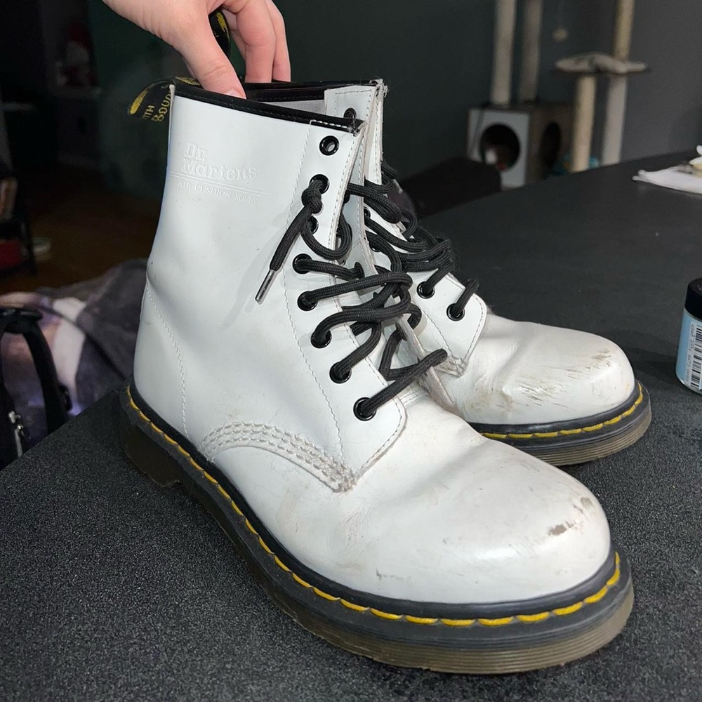 Dr. Martens White Boot